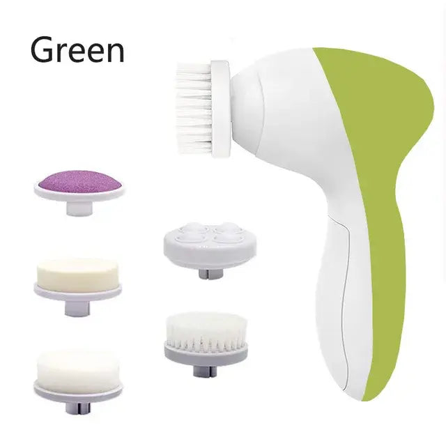 Electric Facial Cleansing Brush and Massager