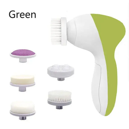 Electric Facial Cleansing Brush and Massager