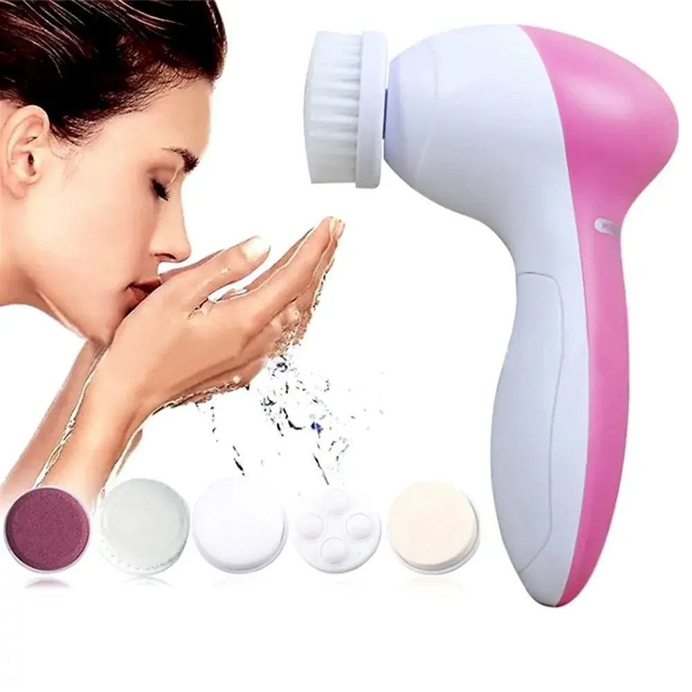 Electric Facial Cleansing Brush and Massager